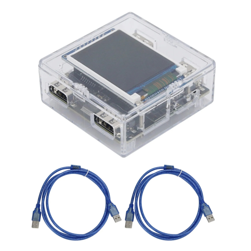 Kmbox B+Pro Key Mouse Controller AI Auxiliary Support Dubbele USB-drukknop voor DMA en computer, met LCD 1