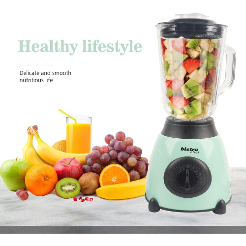 (Green) Bistro Chef 2-in-1 Mixer Blender 850W 2