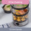 Quest Quest 35220 3 Tier Electric Food Steamer / 7.2L / 3 Stackable Cooking Baskets & Rice Bowl / 60 Minute Timer Function 6
