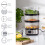 Quest Quest 35220 3 Tier Electric Food Steamer / 7.2L / 3 Stackable Cooking Baskets & Rice Bowl / 60 Minute Timer Function 9