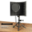 Microphone Isolation Screen Mic Sound Absorbing Screens Adjustable for Broadcasting Podcasts Recording Singing Studio 10