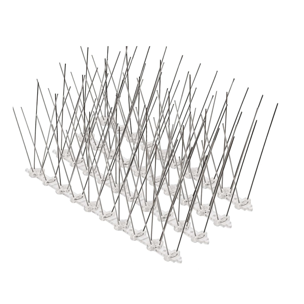 Bird Spikes for Pigeons Small Birds: Anti-Bird Nest Fence Spike Deterring Birds, Crows, Smooth 10Pcs