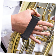 Hand Rest for French Horn Protection with Strap Pad Musical Instruments Leather Handles