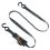 Universal Tools Tie Down Belts with Automatic Rollup Auto Retractable Easy to Carry Ratchet Starp S-Hooks 6