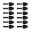 Schoenspanner, uitzetter, verstelbare uitzetter, 12 stuks 2