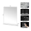 Acrylic Picture Frame 4x6 Inches, 4 Pack Plastic Frames Holder Standing,Double Sided Desktop Display 6