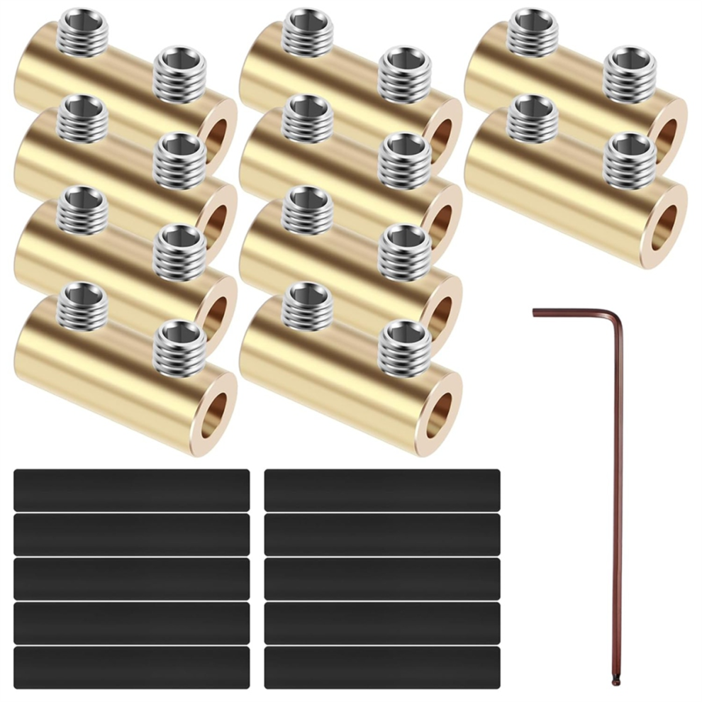 10Pcs Wire Connector Nut Kit 80A Copper Splicing Wiring Waterproof Circuit Connecting Terminal 4852715983859