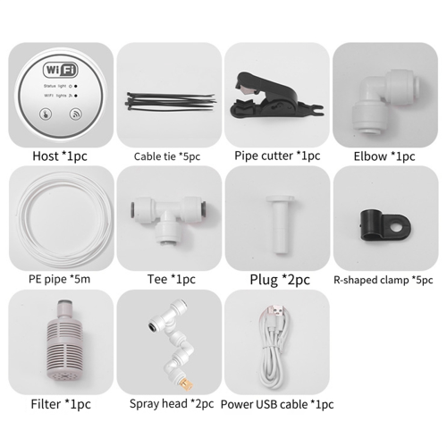 Automatic Mist Rainforest Timing Sprays System Kit WiFi APP Control Intelligent Reptile Irrigation 2