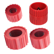 Set di 4 puliscitubi e alesatori per tubi in rame, per idraulici che preparano i tubi. Gli strumenti per la saldatura idraulica fanno il lavoro.