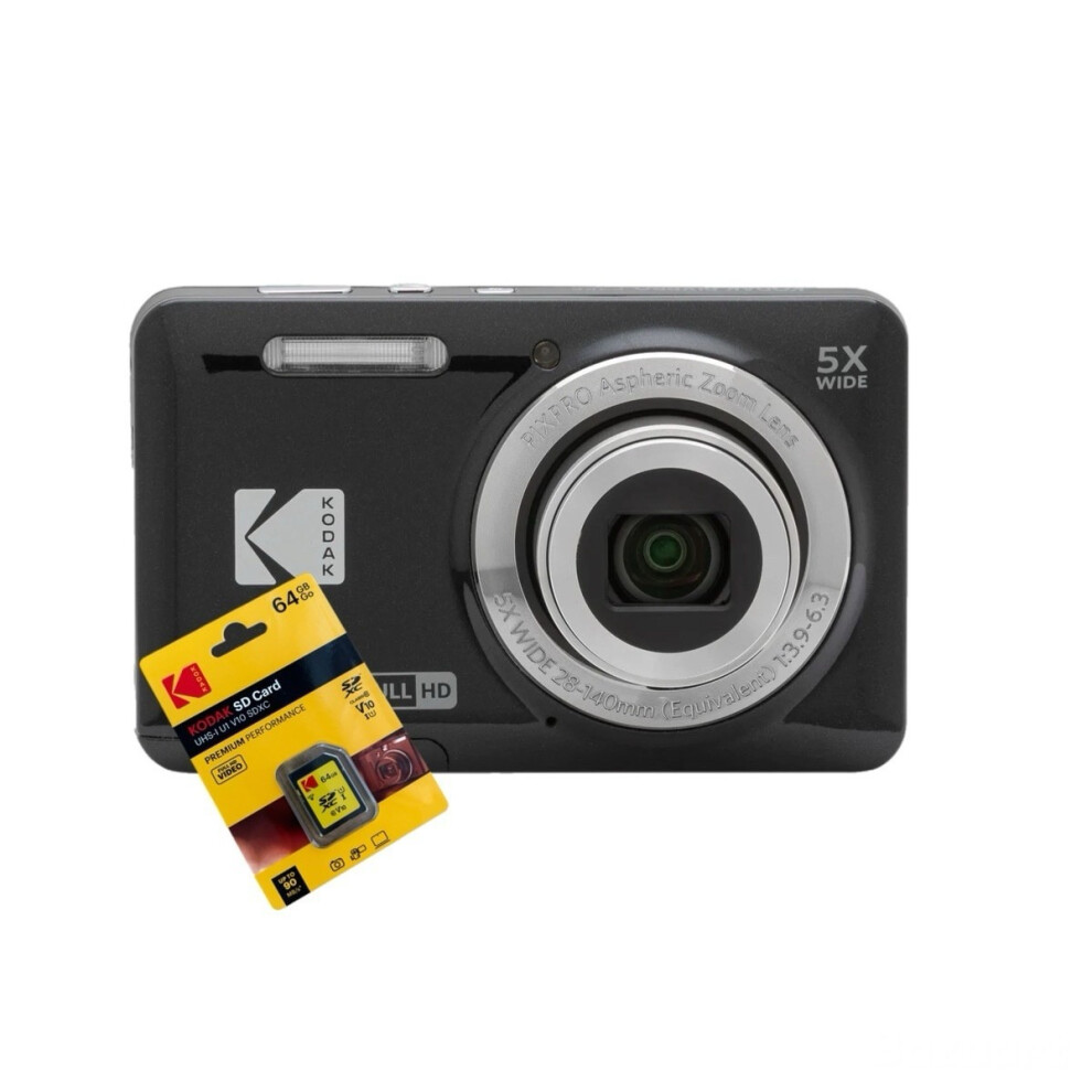 Kodak PixPro X55 Digital Camera With Kodak 64GB SD Card