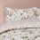 (Double) Luxury Soft Reversible Elegant Blooms Complete Bedding Set - Blush 7