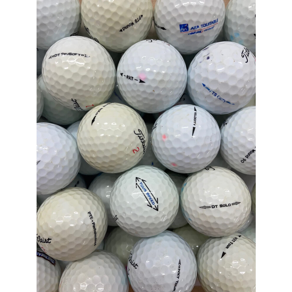 Pro Lake Balls 50 Titleist Grade B golf balls mixed models (used lake balls - not new)