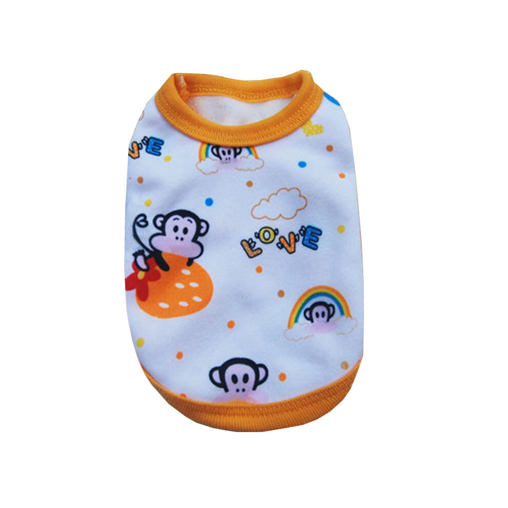 (Monkey,XS)Petit vêtement veste chien animal plusieurs motifs lapin hippopotame singe sport ours