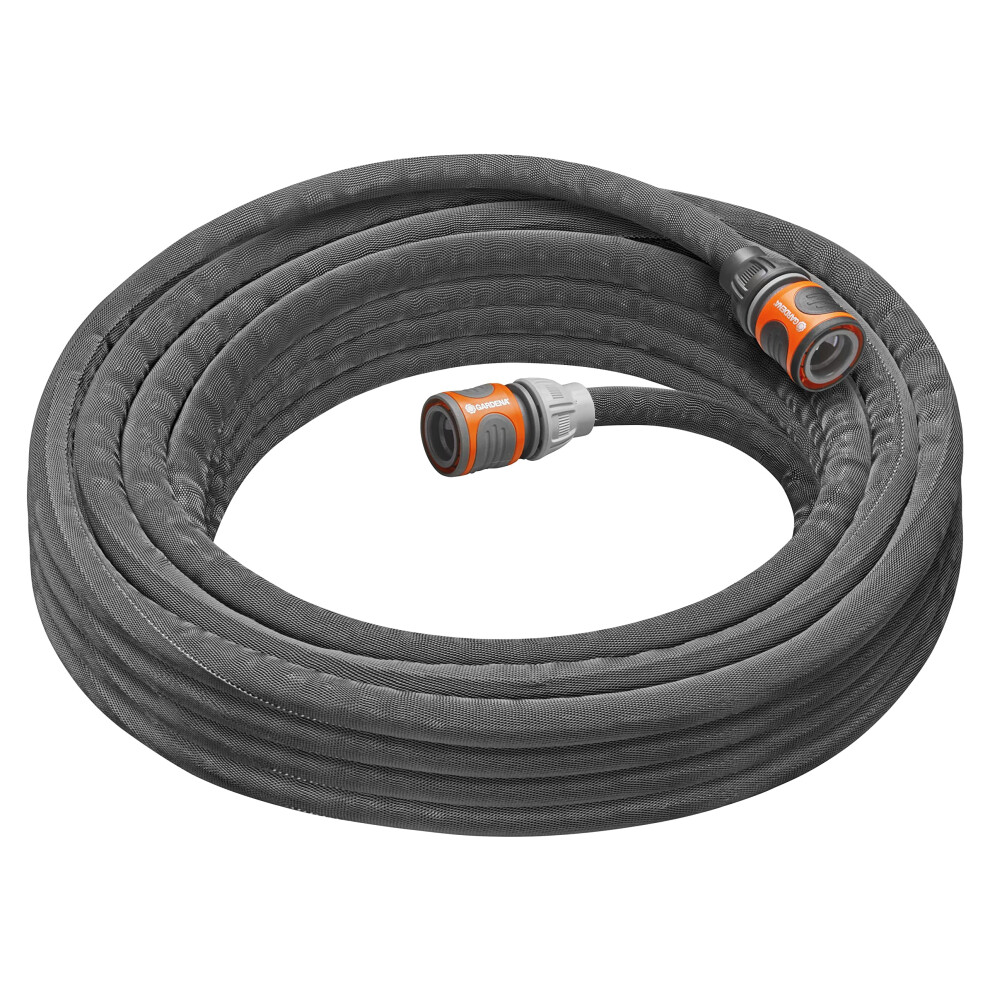 Gardena Liano Life Textile Hose 1/2 inch, 10m: Highly flexible textile garden hose, with PVC inner tube, no kinking, lightweight, weather-resistant