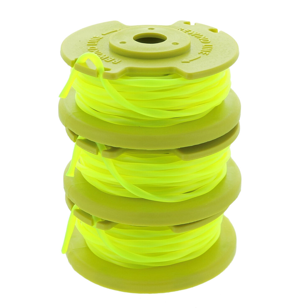 Ryobi One PLUS+ AC80RL3 OEM .080? Twisted Line and Spool Replacement for Ryobi 18v, 24v, and 40v Cordless Trimmers (3 Pack)