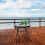 PHI VILLA Folding Side Table, Foldable Coffee Table, Outdoor Garden Table, Small Round Patio Table - Transparent 3