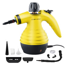 Comforday Multi-Purpose steam cleaner handheld with 9-Piece Accessories, Perfect for Stain Removal, Curtains, Car Seats, Floor, Bathroom, (Yellow)