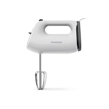 Kenwood QuickMix Lite, Lightweight Hand Mixer Twin Beaters with Slow Speed Start, SureEject Tool, Cord Wrap, HMP10.00WH, 300W Motor, Dishwasher Safe,