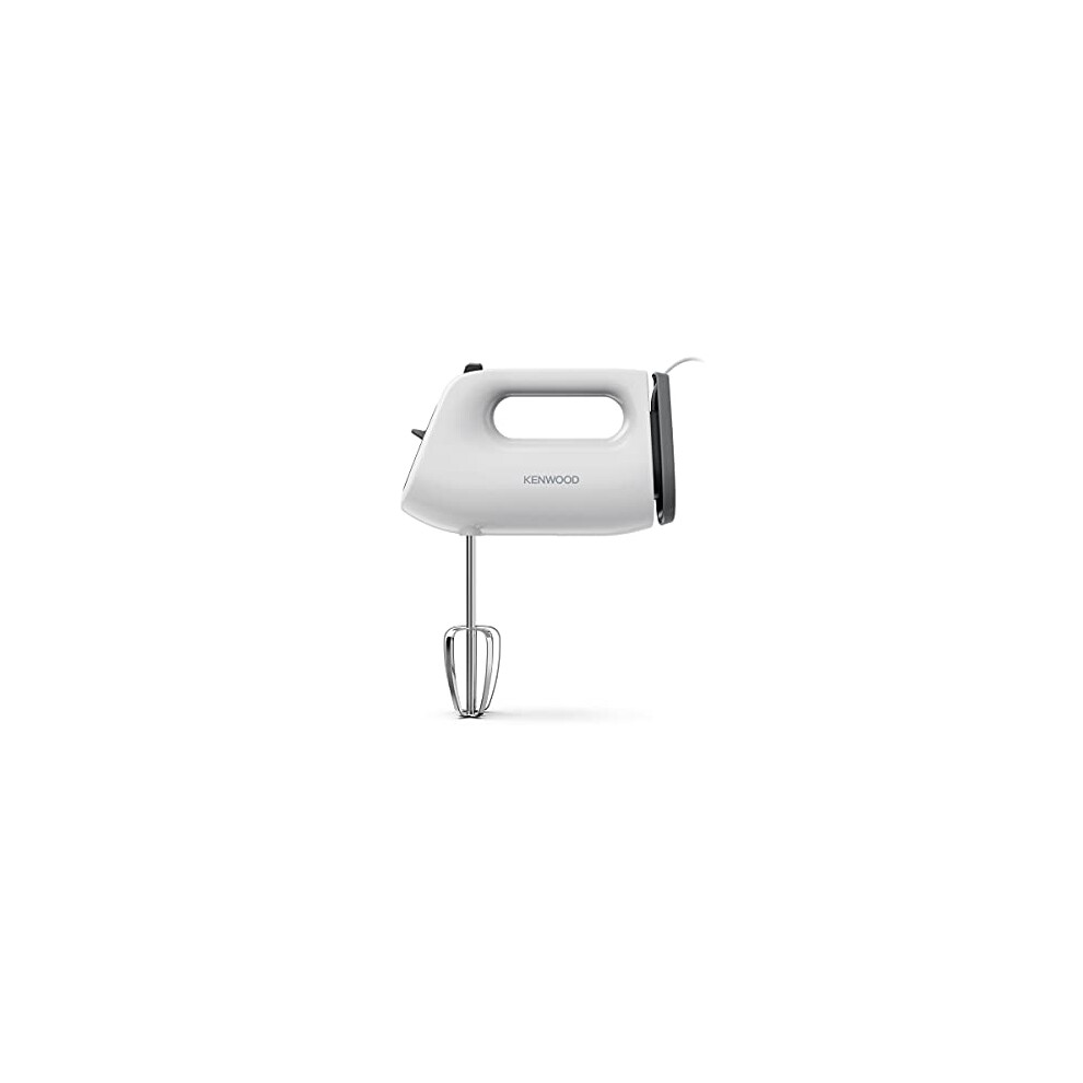 Kenwood QuickMix Lite, Lightweight Hand Mixer Twin Beaters with Slow Speed Start, SureEject Tool, Cord Wrap, HMP10.00WH, 300W Motor, Dishwasher Safe,