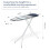 Minky Minky Premium Ironing Board - Grey/Green - 122 x 38 cm 3