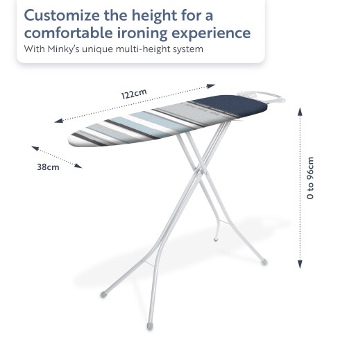 Minky Minky Premium Ironing Board - Grey/Green - 122 x 38 cm 2
