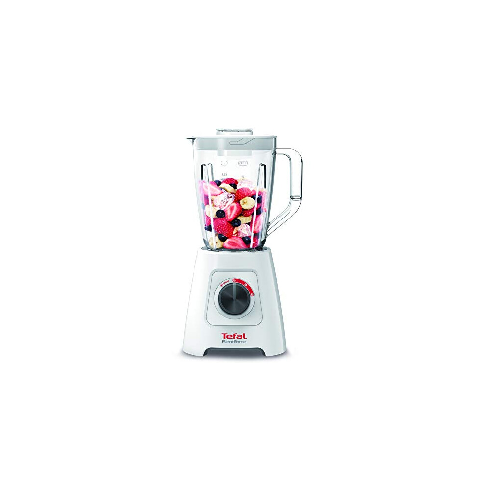 New Tefal Bl420140 Blendforce Ii Blender With Plastic Jug, 600 W, 2 Liters, White