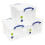 Really Useful Really Useful Plastic Storage Box Bonus Pack 3x35 Litre Clear 1