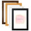 Modern A2 Frame Black Picture Frames In Multiple Colours & Sizes - Black A2 Frame With Safe Perspex Front & Wall Mounting - Use As Poster Frames - A2 1