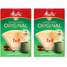 Melitta 13316152 Pack Original Size 1x4, 80, Filter Coffee Makers, Brown, Paper