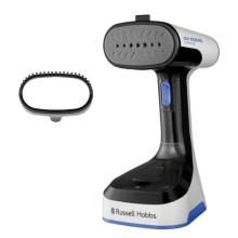 Russell Hobbs Handheld Clothes Steamer [powerful 1500W, Foldable & antibacterial] Steam Genie Easy Store (Sanitises, heats up quickly, 150ml tank, fab