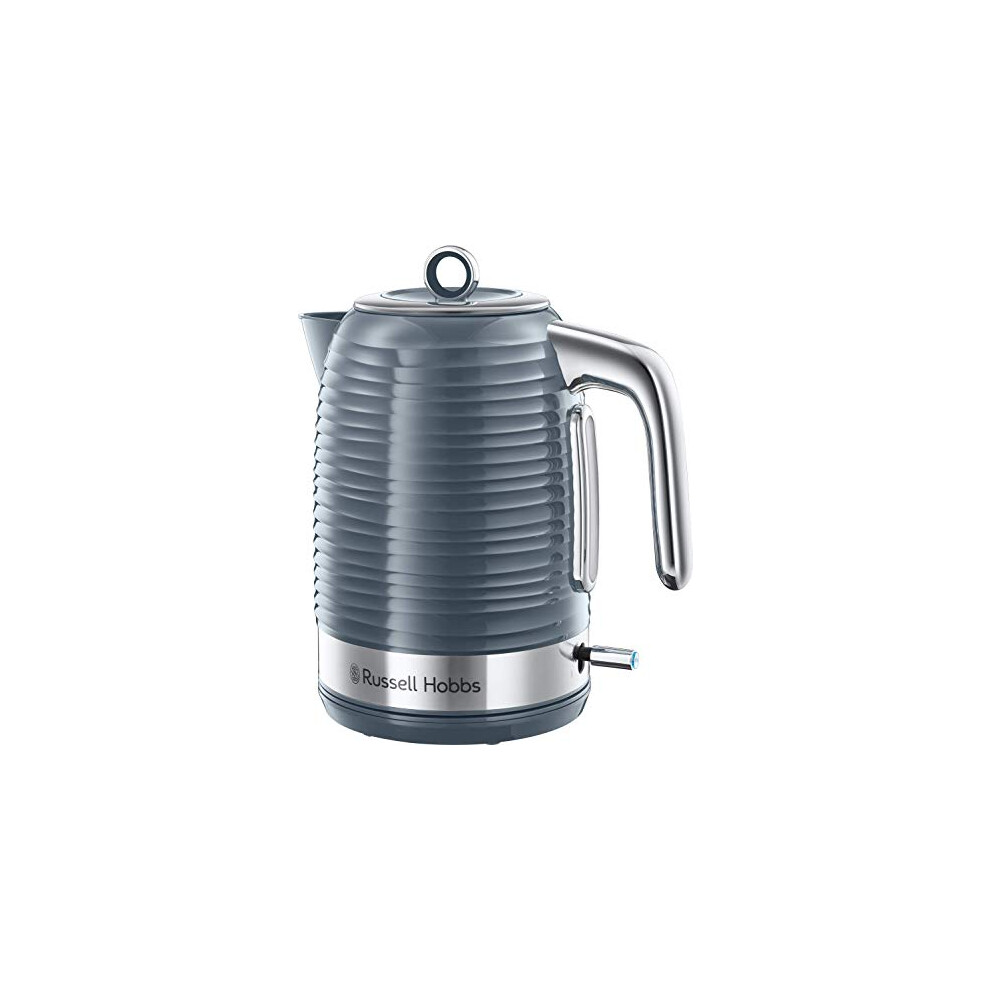Photos - Electric Kettle Russell Hobbs Inspire Electric 1.7L Cordless Kettle (Fast Boil 3KW, Grey premium textured plastic, high gloss finish, Remova 