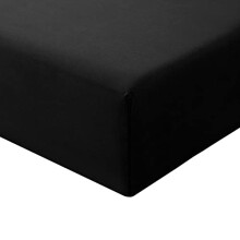RUIKASI Superking Fitted Sheet Deep - Black Bottom Sheet for Super Kingsize Bed with 40cm 16 Inches Extra Deep Sided Pocket, Soft Microfiber Bedsheet