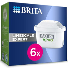 BRITA MAXTRA PRO Limescale Expert Water Filter Cartridge 6 Pack (New) - Original BRITA Refill for Ultimate Appliance Protection, reducing impurities,
