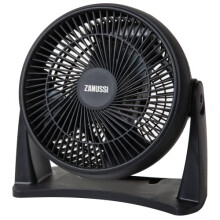 Zannussi 8" High Velocity, Freestanding.Wallmounted Desk Fan ZNVDF0831B, Black,