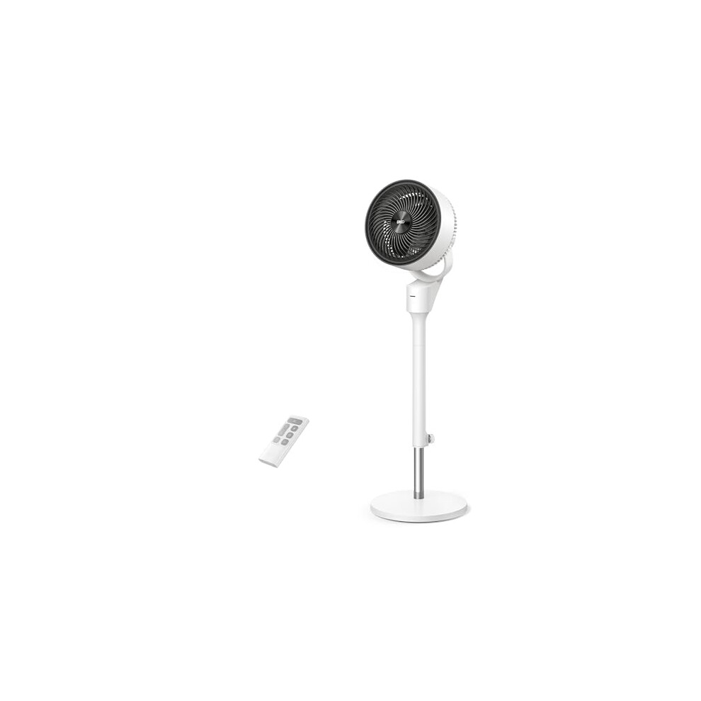 Dreo Poly Fan 306 for Bedroom, 80 Oscillating Fan with Remote, 80ft Floor Fan for Office, 25dB Quiet Standing Fan, Pedestal Fan with 3 Speeds, 90 Ma