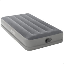 Intex 64112 Dura-Beam Standard Series Prestige Mid-Rise Air Mattress with Fastfill USB Powered Internal Air Pump, durable Fiber-Tech interior constru
