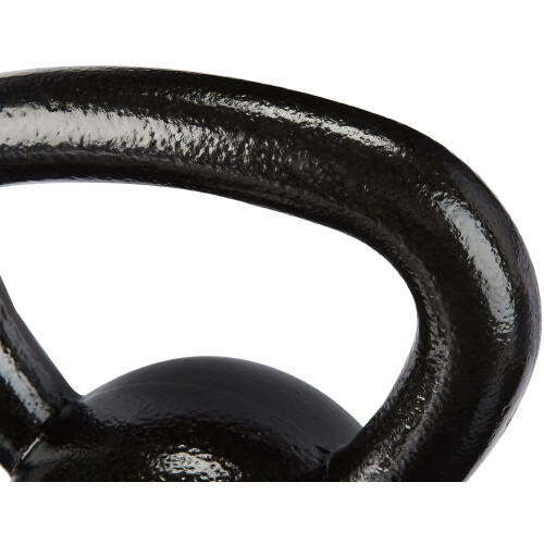 Amazon Amazon Basics Cast-Iron Kettlebell with Textured and Painted Surface, Black, 20kg / 44lbs 1