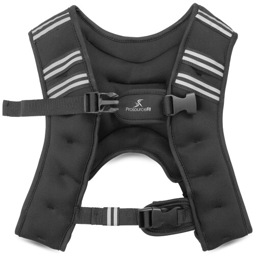 ProsourceFit Exercise Weighted Training Vest - 20lb, black