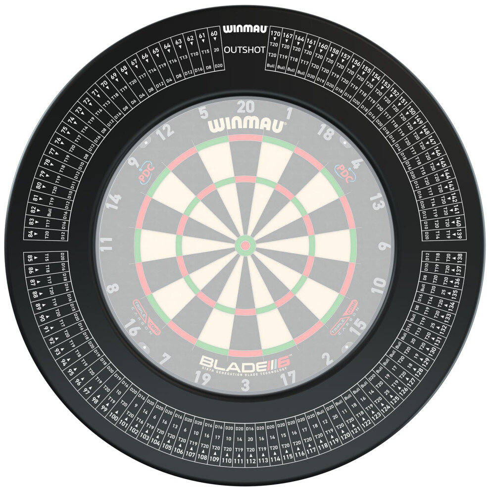 WINMAU Outshot Design Dartboard Surround