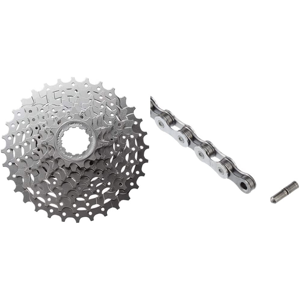 SHIMANO CASSETTE HG400 9 speed 11-32 & Xt/Ultegra 9 Speed Chain Cn-hg93