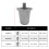 55 Sport Aluminium Replacement Rugby Studs - 100 Pack (18mm) - Silver 3