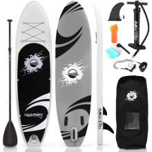 SereneLife Inflatable Stand Up Paddle Board, SUP Board- Paddleboards for Adults & Youth, Paddle Board Accessories,15.25 cm Thick Standup Paddleboardin