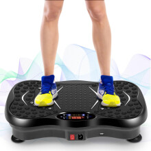 EVOLAND Vibration Plates, Vibration Fitness Exercise Machine for Home Use, with Bluetooth Speaker, 5 Program Modes, 2 Resistance Bands, Vibration Fitn