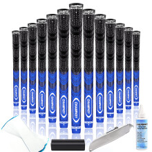 CHAMPKEY Premium Hybrid Golf Grips 13 Pack | All Weather Performance Golf Club Grips | Choose Between 13 Grips with 15 Tapse and 13 Grips with All Kit