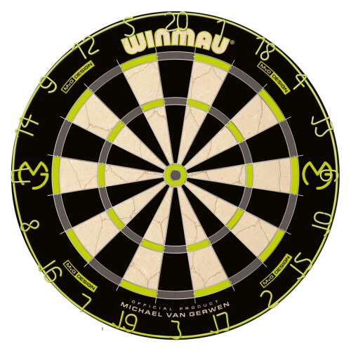 winmau WINMAU Michael van Gerwen MvG Surround Set including Dartboard, Surround, Darts and Accessories 1