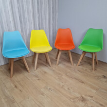 Dining Chairs Set of 4 Leather Kitchen Chairs