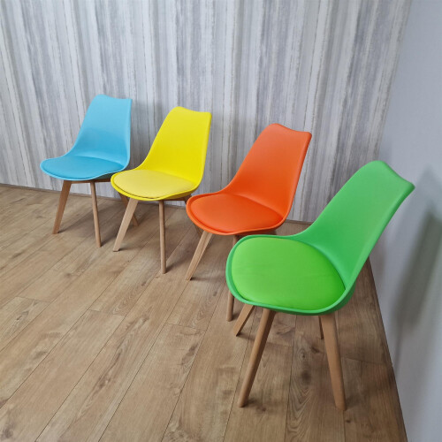 Dining Chairs Set of 4 Leather Kitchen Chairs 1