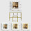 Dressing Table Set Bulb Large Hollywood Make-up Mirror Lighting 2
