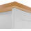 2-Drawer Bedside Cabinet with Light Oak Effect Top 4