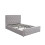 Ottoman Storage Bed 4ft Small Double Grey Velvet With Memory Mattress 7